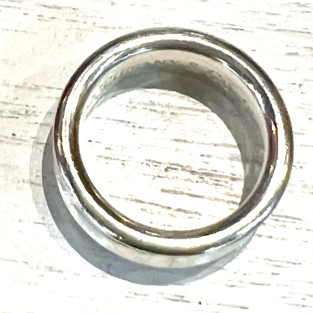 TIFFANY AND COMPANY 1837 STERLING SILVER BAND RING | SIZE 5 - Picture 10 of 12